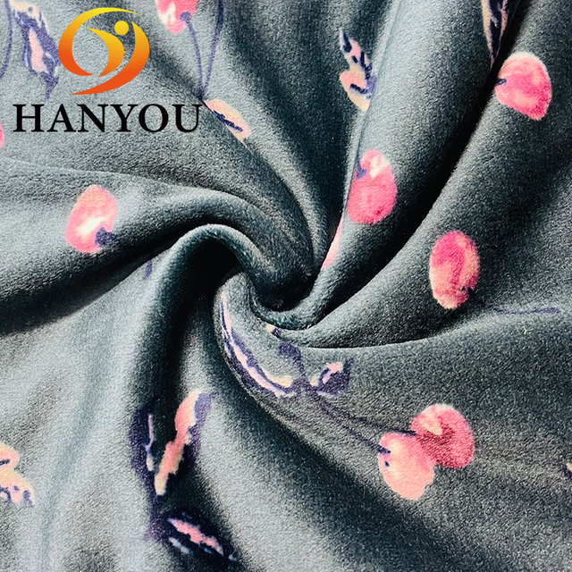 Usine directe en gros de la fleur de cerise fleur Nouveau design Spandex EF tissu