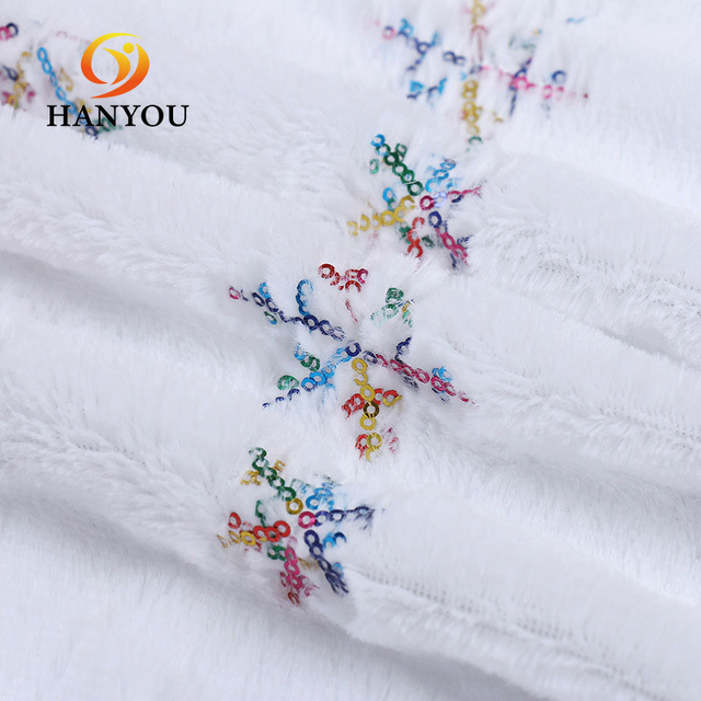 Hanyo thêu hạt bông tuyết FAUX FAL