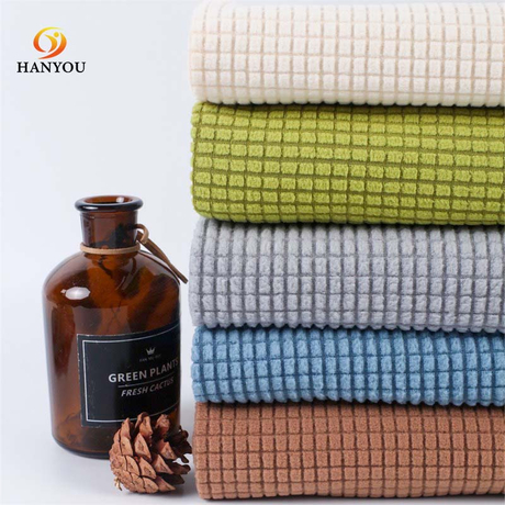 Hanyo à carreaux Jacquard Polar Tissu